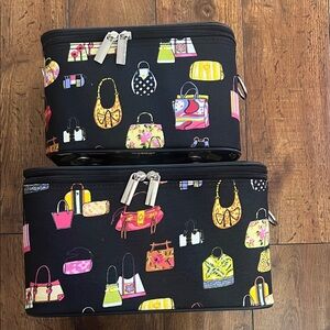 2 Makeup Bags Set